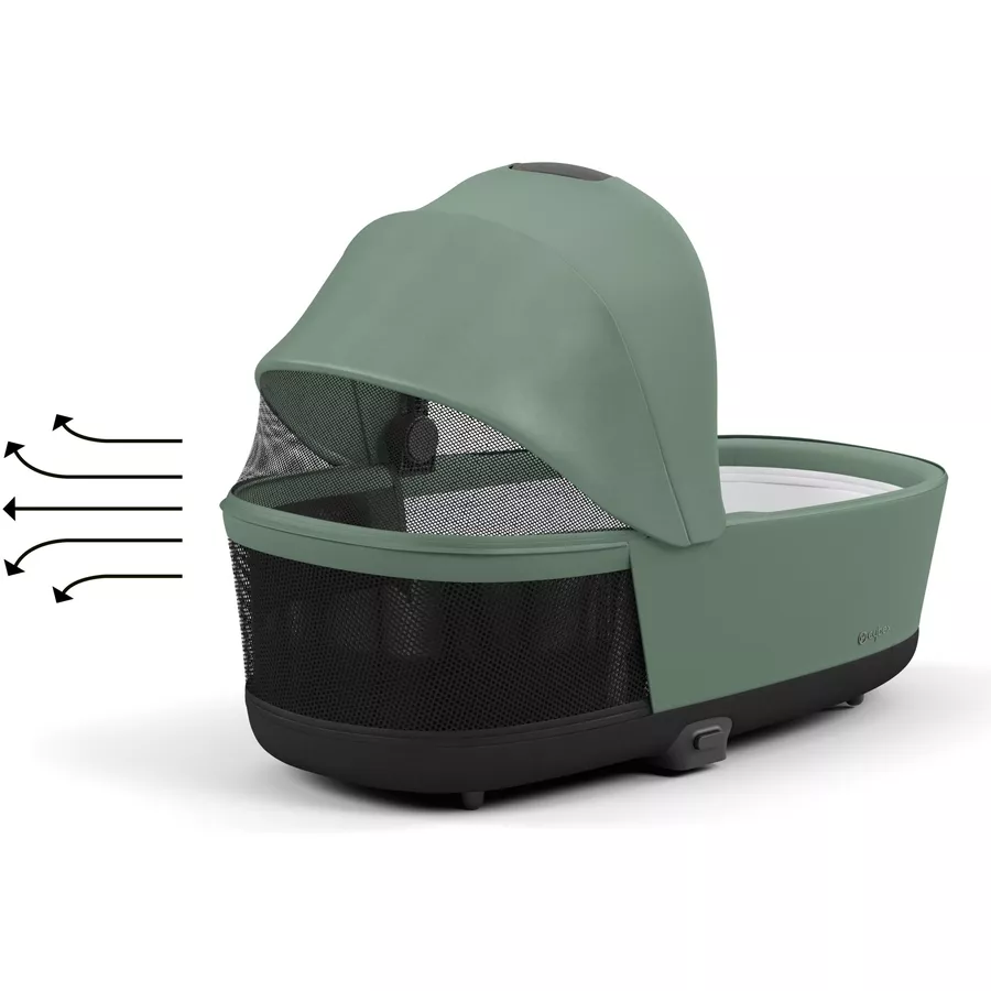 cybex PLATINUM Kinderwagenaufsatz Priam 4 Lux Carry Cot Leaf Green
