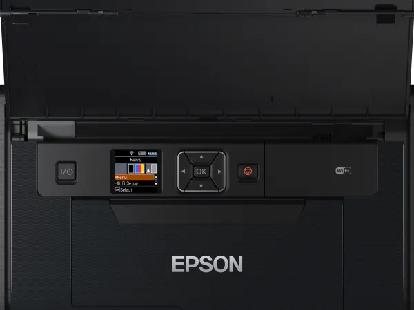 Epson WorkForce WF-110W - Printer - farve - blækprinter - A4 - 5760 x 1440 dpi - op til 7 spm (mono) / op til 4 spm (farve) - kapacitet: 20 ark - USB 2.0, Wi-Fi(n)