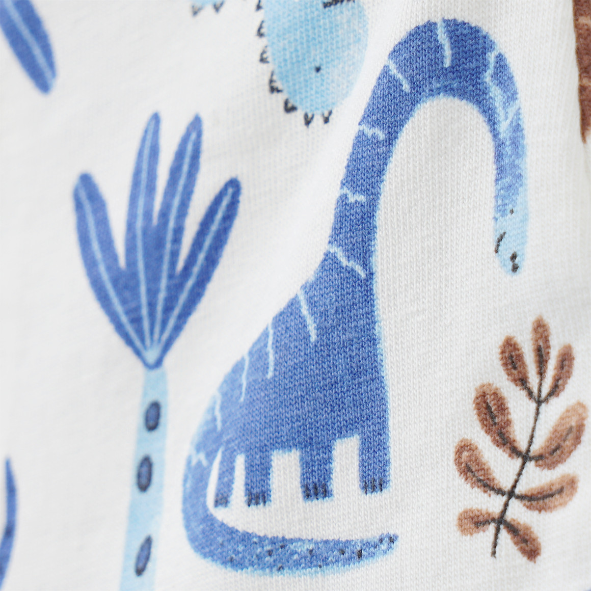 Topomini 3 Baby Boxer mit Dino-Motiven weiss / blau / braun