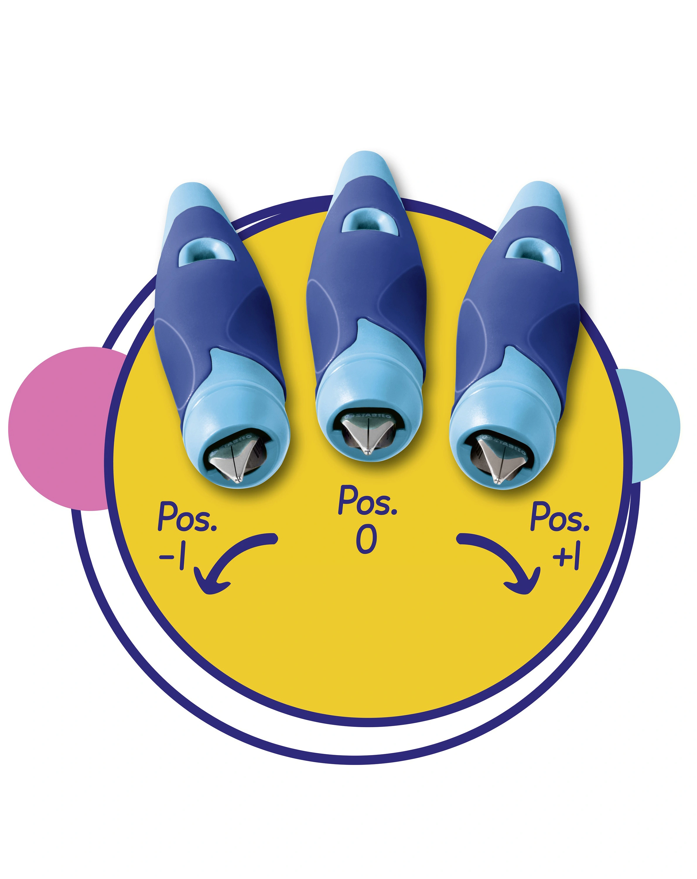 Schulfüller STABILO® EASYbirdy 3D Wildlife S.E. für Rechtshänder in blau