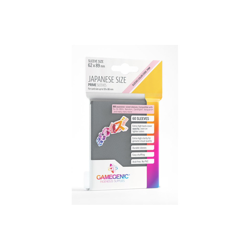 Gamegenic - 60 Japanese Size Prime Sleeves