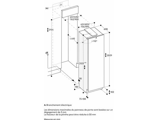 GAGGENAU - Congélateur encastrable armoire RVF417190