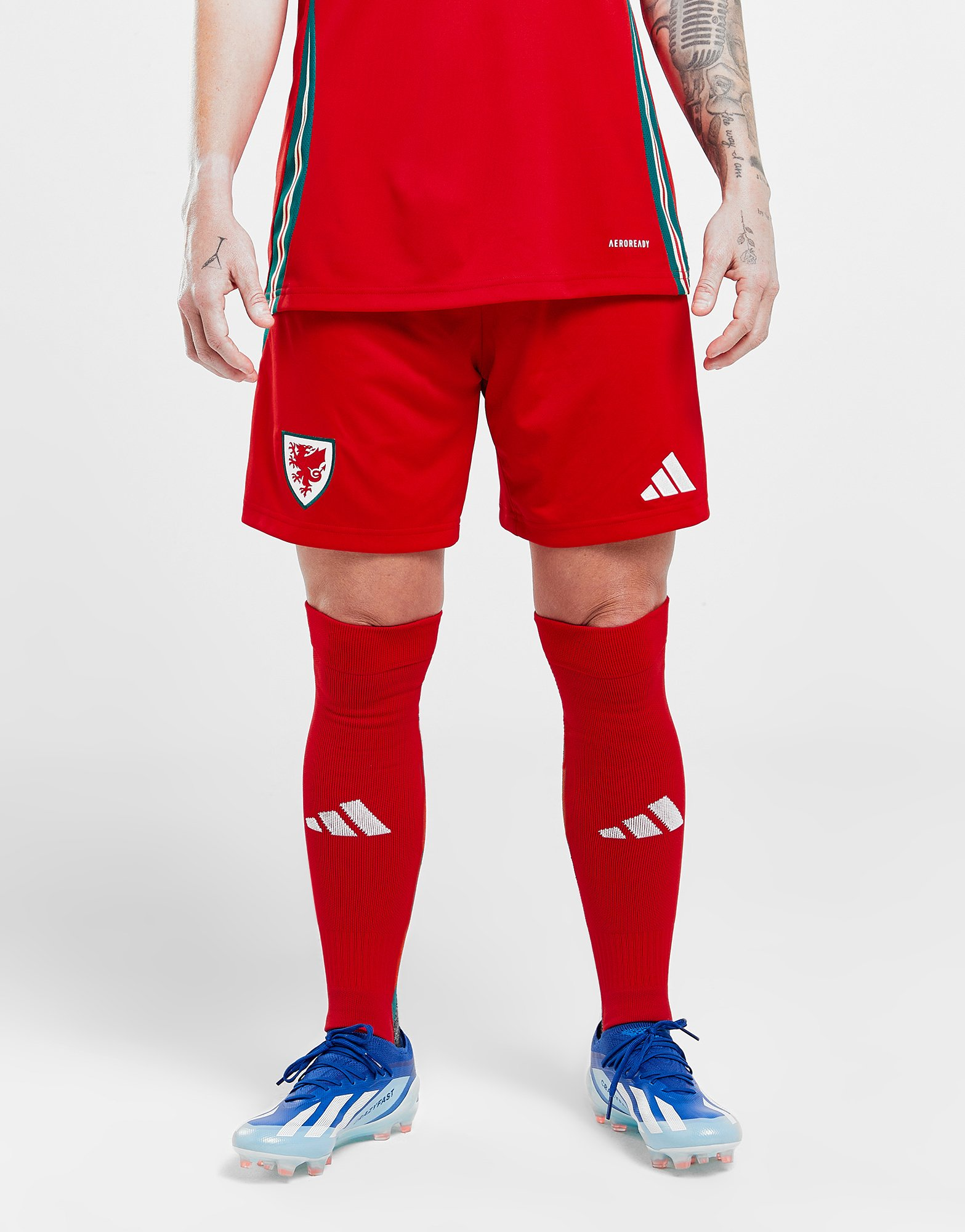 adidas Short Pays de Galles 2024 Match Domicile Femme