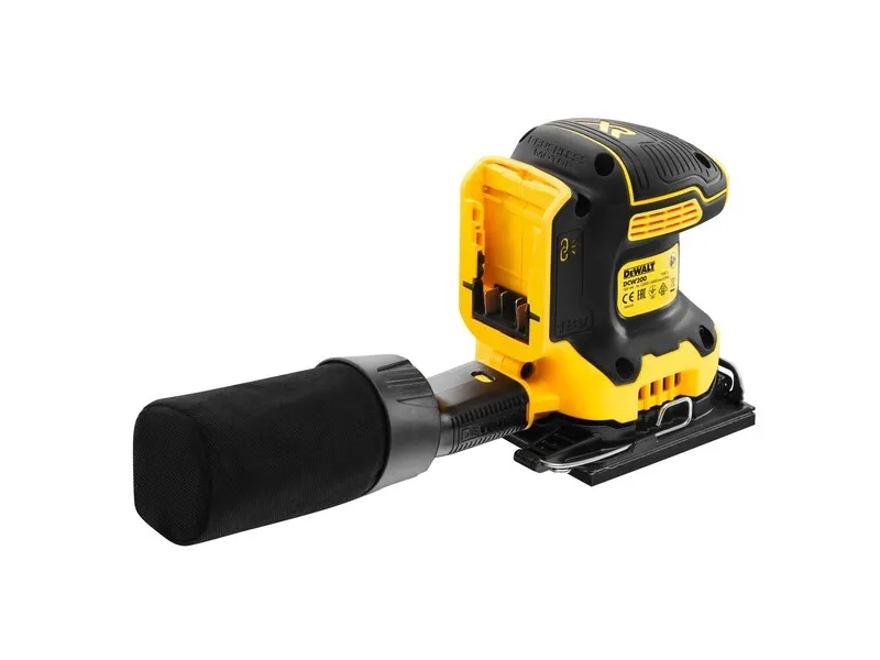 DeWALT DCW200NT-XJ - SOLO -, Rystepudser, Sort, Gul, Børstefri, 8000 OPM, 13500 OPM, 1,6 mm