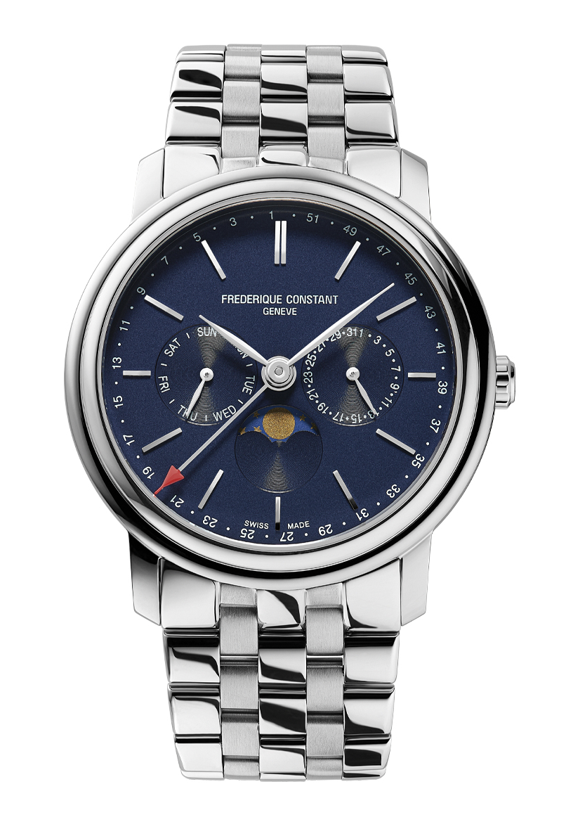 Frederique Constant Classics Index Business Timer Blau