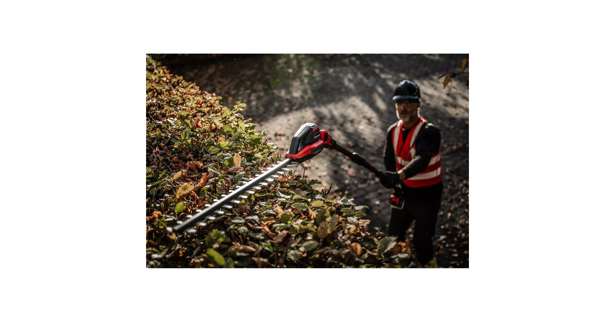 EINHELLPROFESSIONAL Accu Tuin-Multitool GP-HC 18/5020 Li T BL-Solo  (Rood/zwart, Accu en oplader niet inbegrepen)