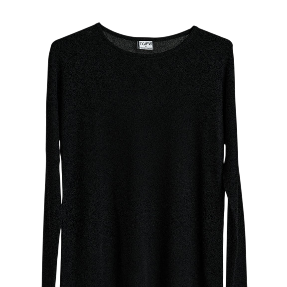 Kaschmir Strickkleid schwarz