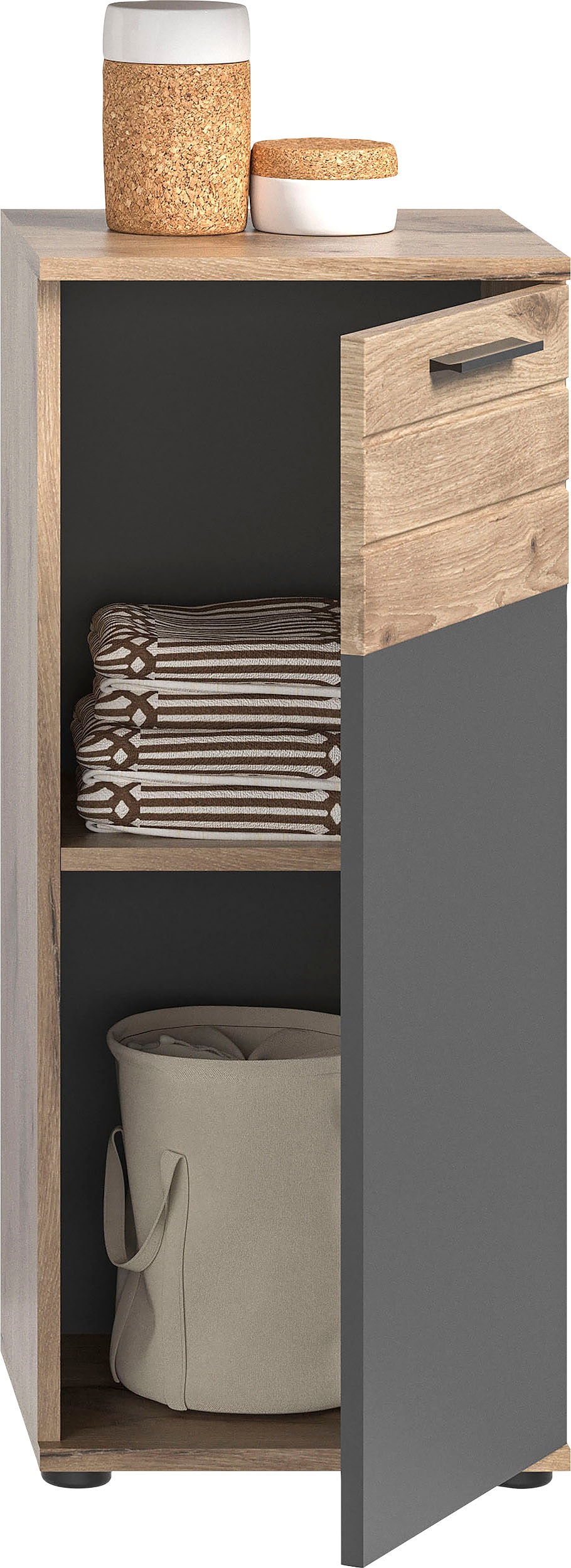 INOSIGN Unterschrank »Riga, Breite 37 cm, 1 Tür (Türanschlag wechselbar), 1 Einlegeboden« Standschrank, Badmöbel, Badschrank, Schrank, Bad, Badezimmer