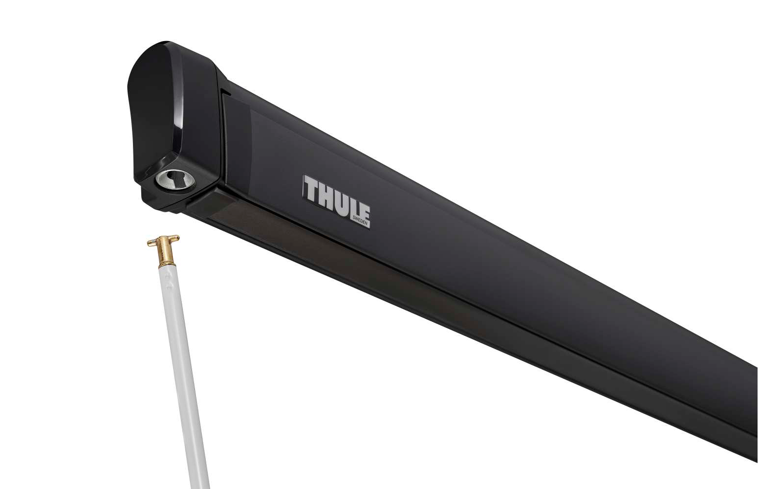 Thule Omnistor 4200 Wandmarkise Tuchfarbe Mystic Grau Gehäusefarbe Eloxiert 2,60 m