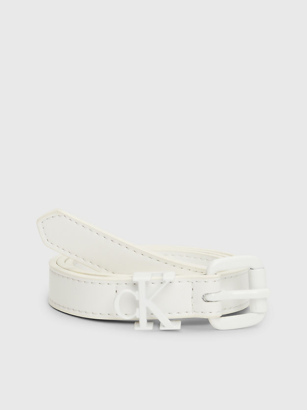 Cinto infantil com fivela monogramada