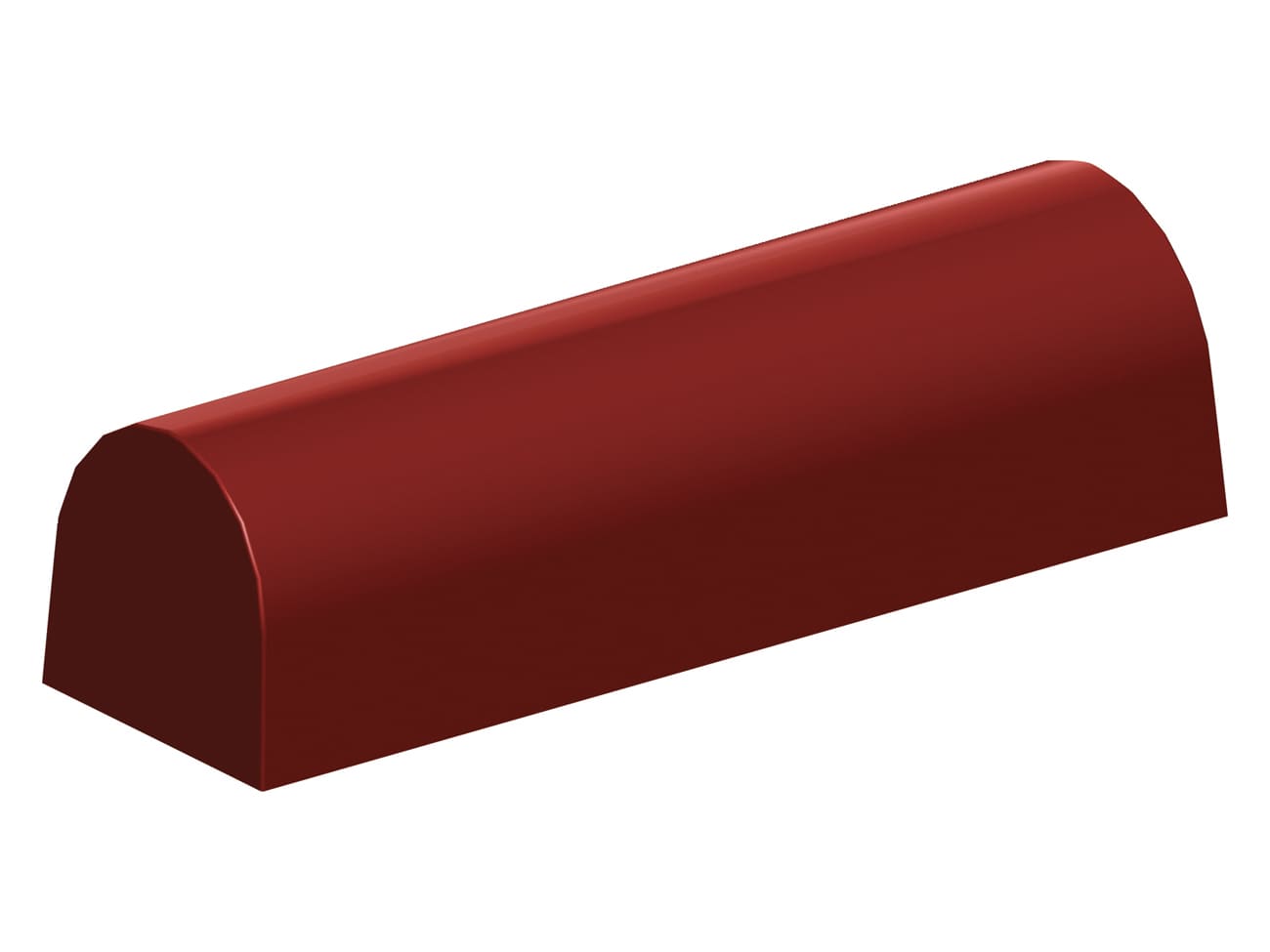 Moule à bûche demi-ronde (x 6) - long 25 cm - larg 6 cm