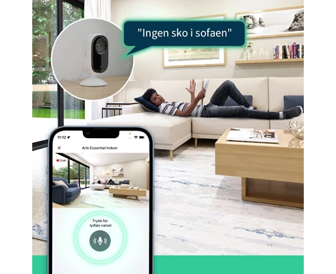 Arlo Essential 2 2K Indoor Camera 2-pack