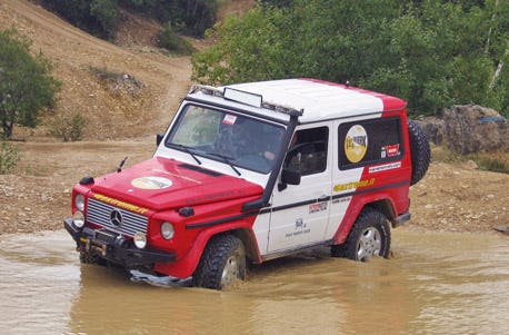 Geländewagen offroad fahren Langenaltheim als Geschenk