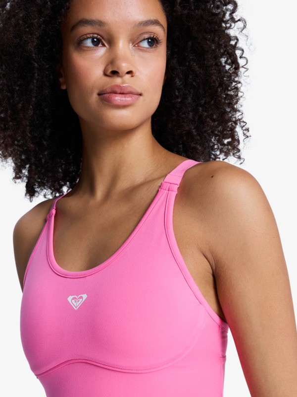 Heart Into It Attitude Brassière de sport Rose Femme