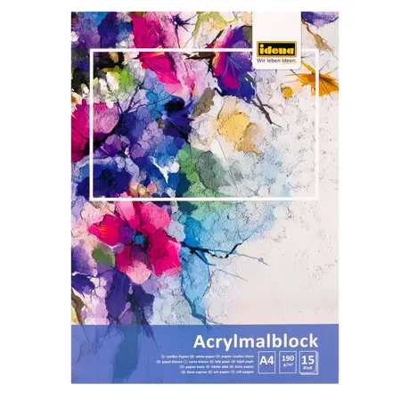 Idena 68163 Acrylmalblock A4