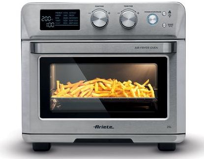 Ariete 4629/11 - Airfryer oven - 25 liter - 1700 Watt - LED-display - 15 programma's - tot max. 230 °C - Zilver