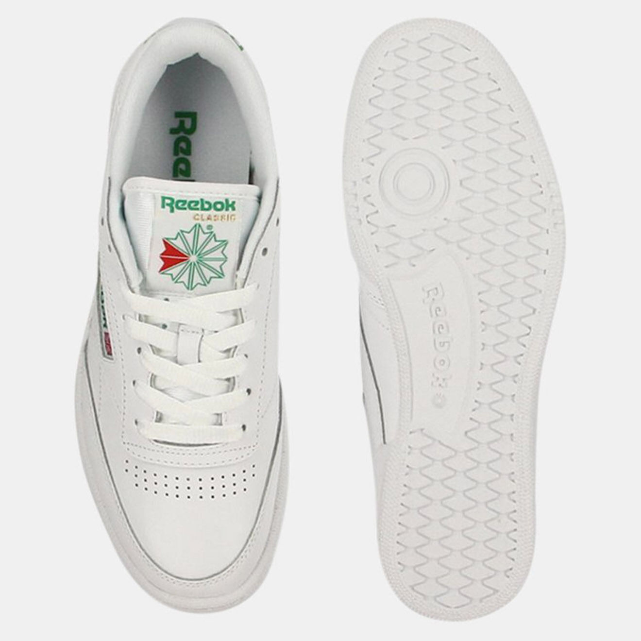 Reebok Baskets en Cuir Club C 85 blanches