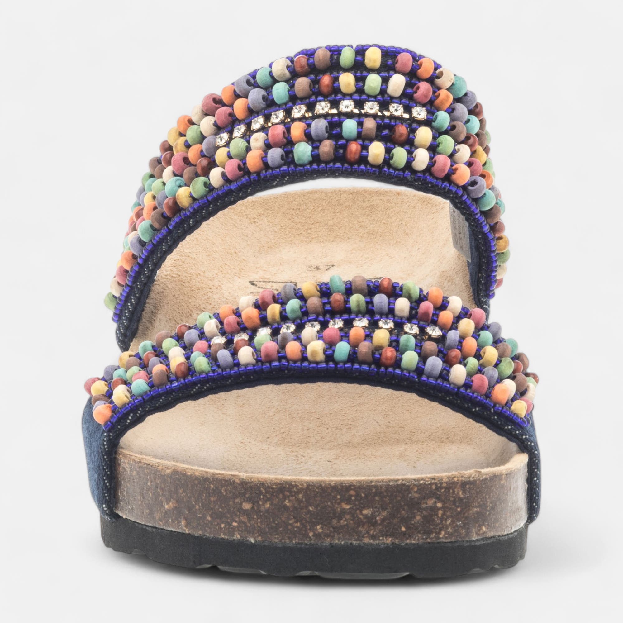 Mules semelle liège Femme jeans