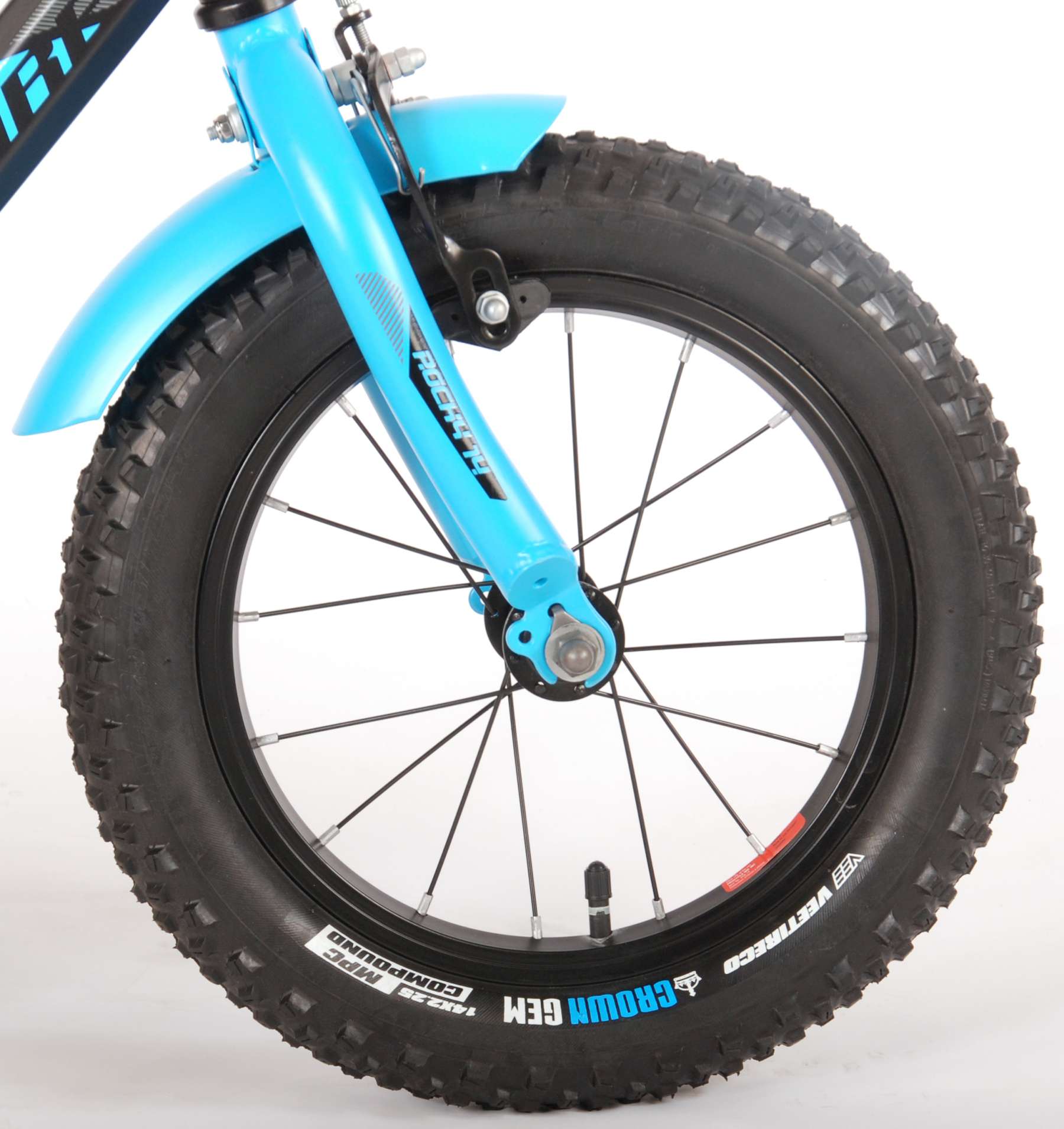 TPFSports Rocky Kinderfahrrad - Jungen - 14 Zoll - Rücktritt + Handbremse - Rot