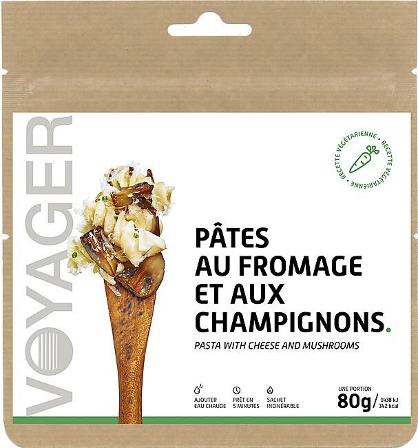 VOYAGER - PATES AU FROMAGE ET AUX CHAMPIGNONS