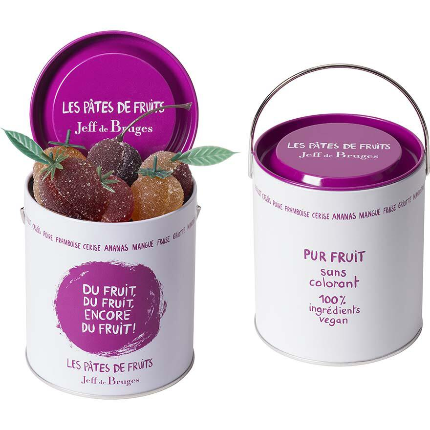 Pot Métal Pâtes de Fruits Forme fruits et Duos
