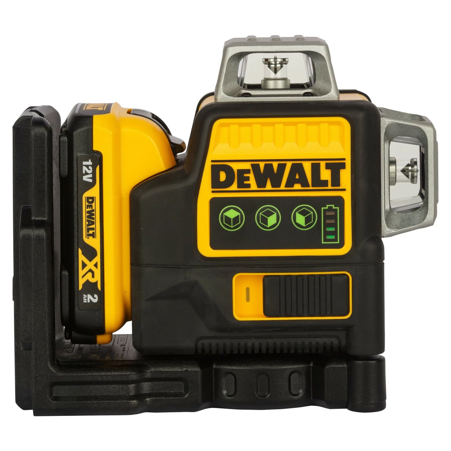 DeWALT DCE089D1GTRI 10.8V Li-Ion accu Kruislijnlaser in koffer (1x 2,0Ah accu)   statief - 30m