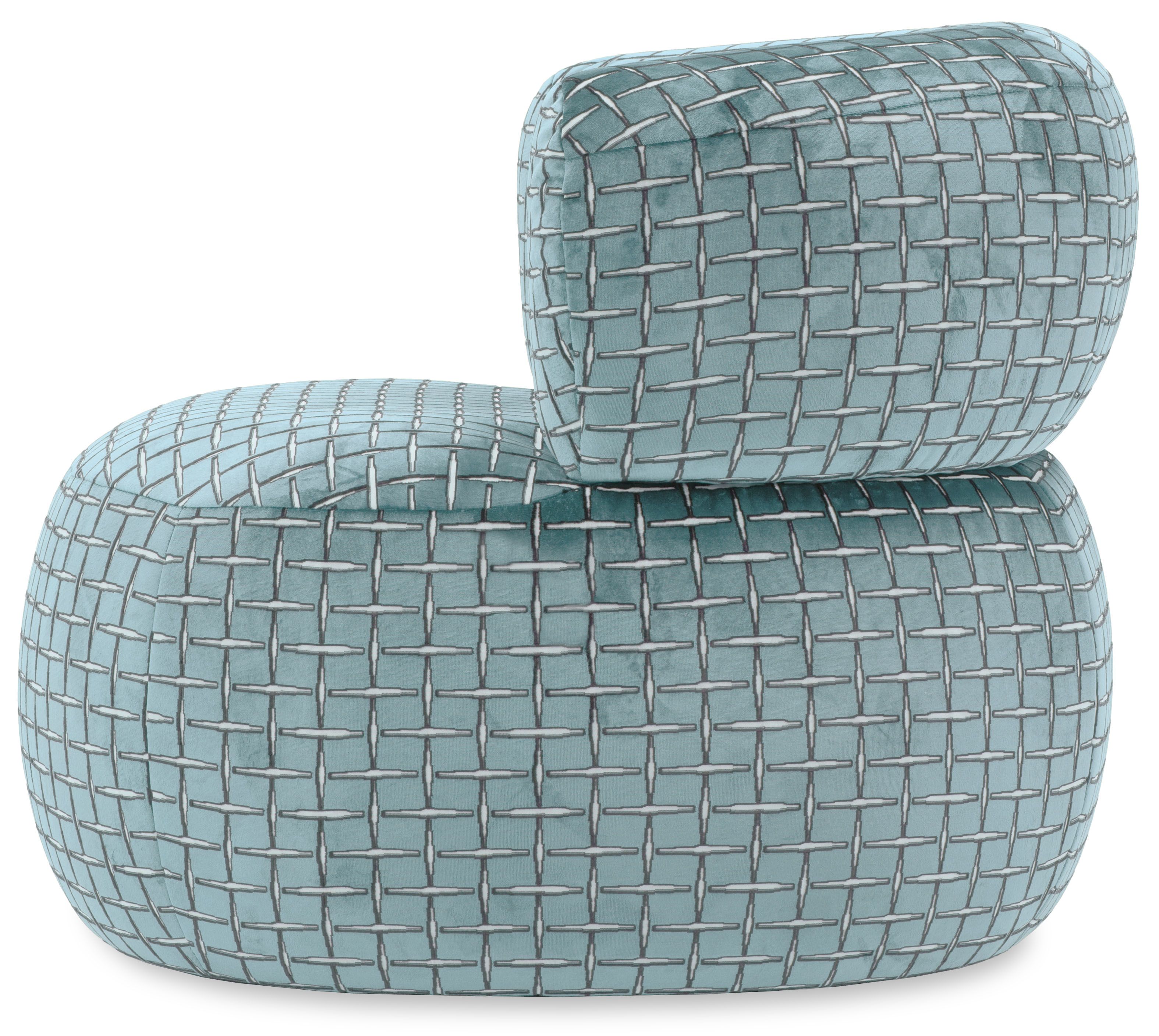 Draaifauteuil Letters B96 x D81 x H77 cm