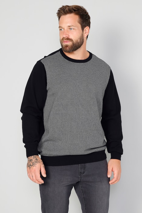 Boston Park Pullover, zweifarbig, Rundhals, bis 72/74