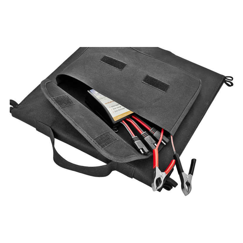 Solcellepanel med regulator 12 V 50 W 2,77 A