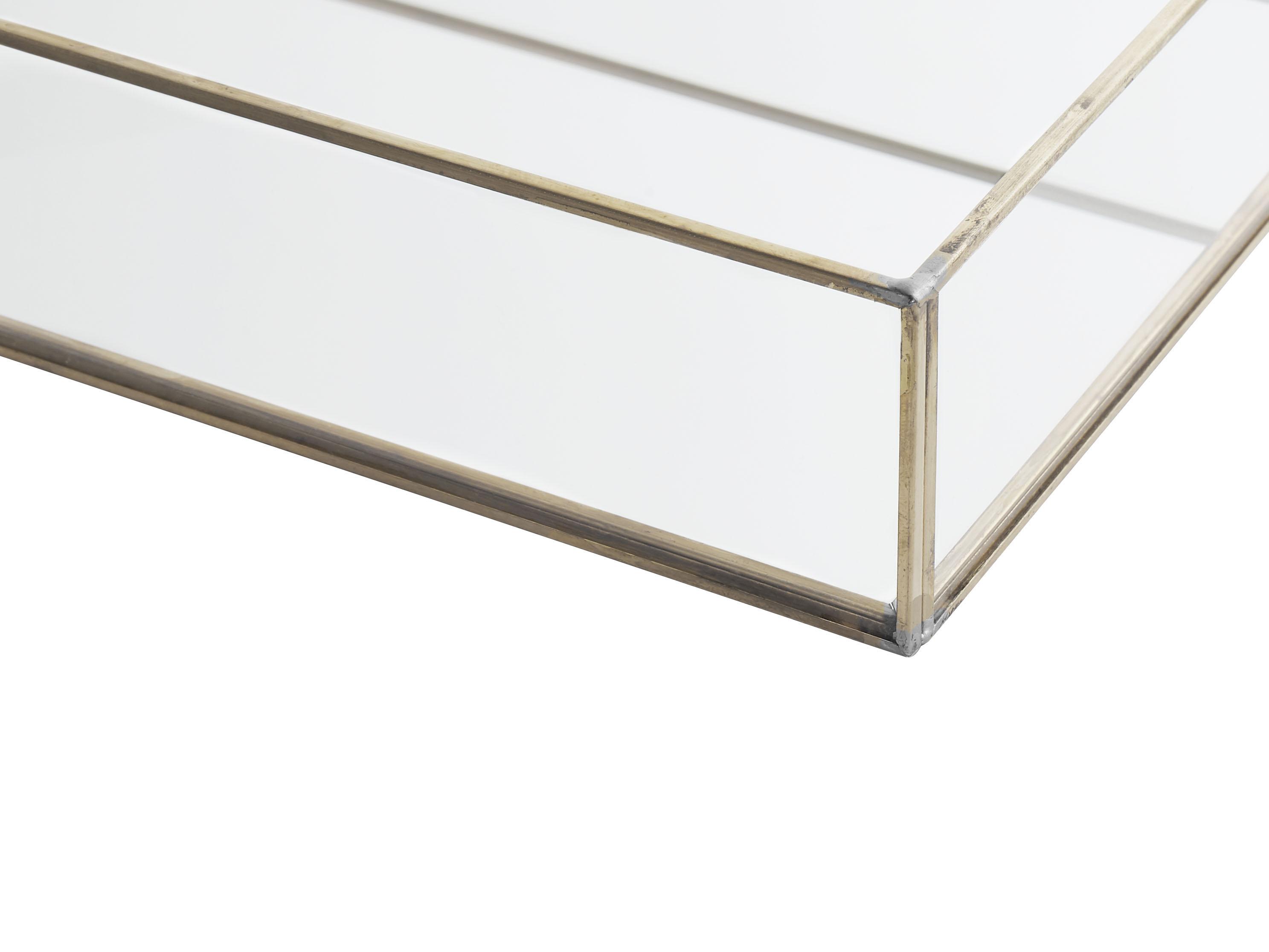 Decoratief dienblad GRENOBLE Glas Zilver