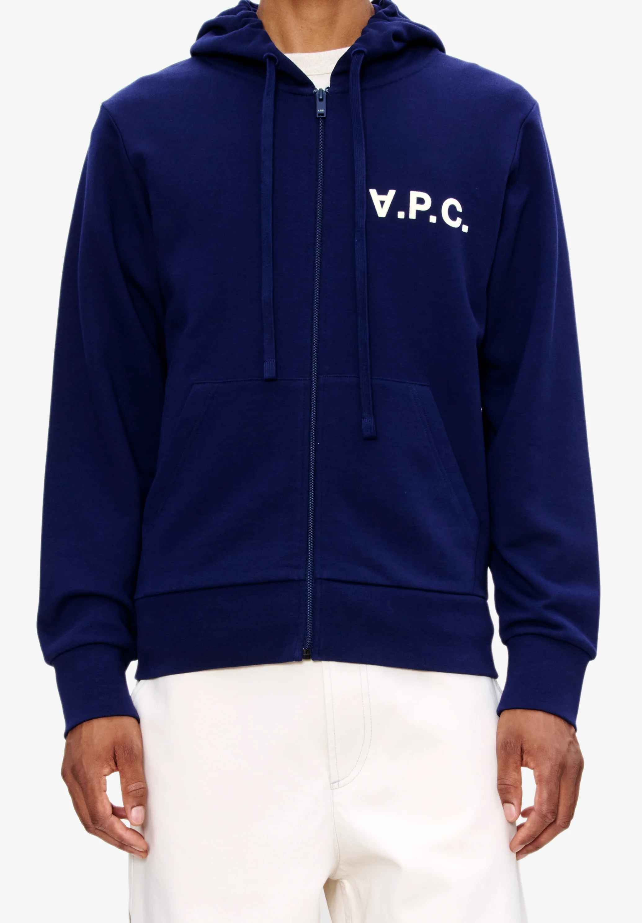Hoodie bleu marine à logo VPC
