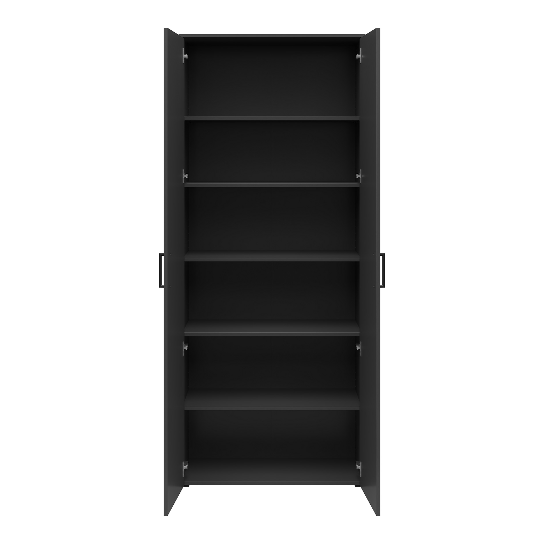 Drehtürenschrank - anthrazit - Breite 80 cm