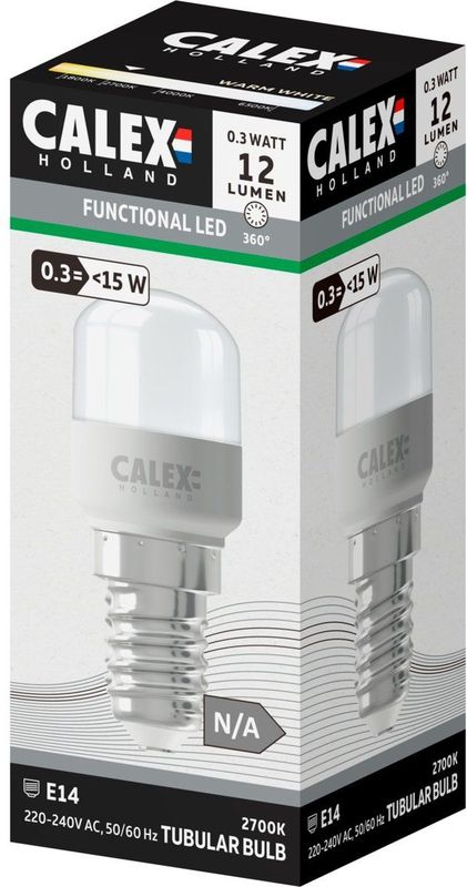 Calex - LED SMD - Buis - Softline - E14 Fitting - 0.3W