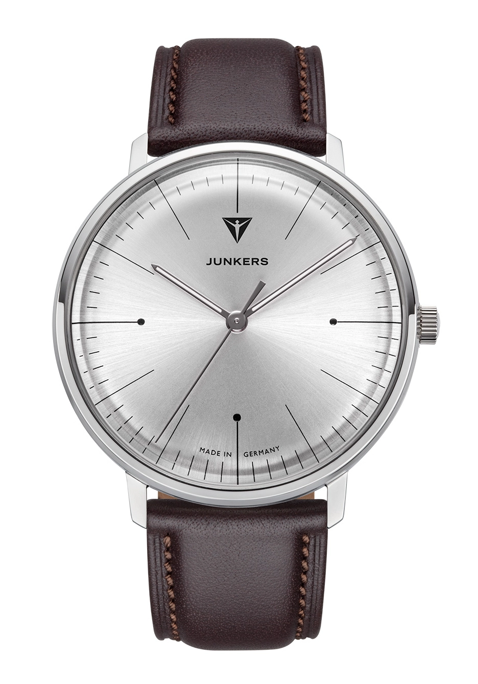 Junkers Bauhaus Herrenuhr 40mm Silber 9.08.01.03
