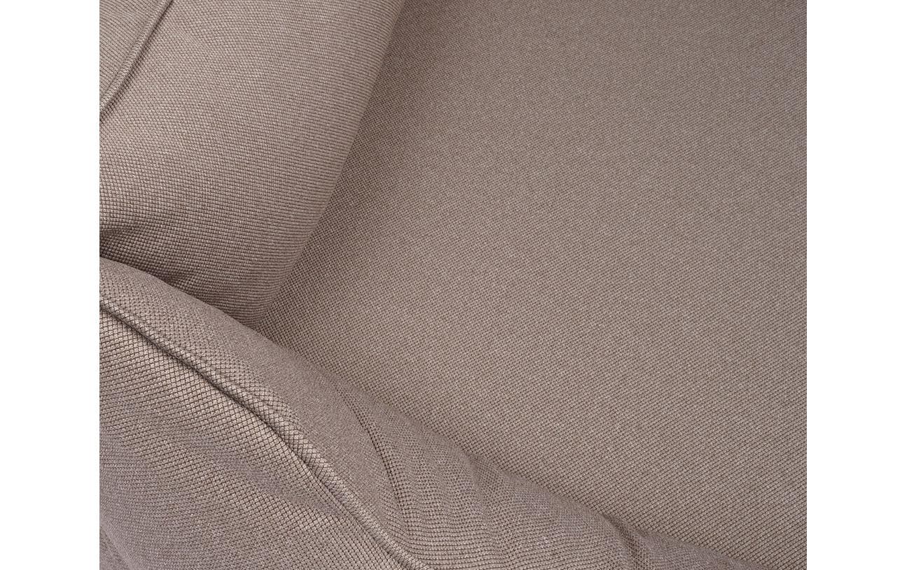 Hunde-Bett Leon Velour XL, 105 x 75 cm, Beige/Grau<br>Orthopädisches Hundebett