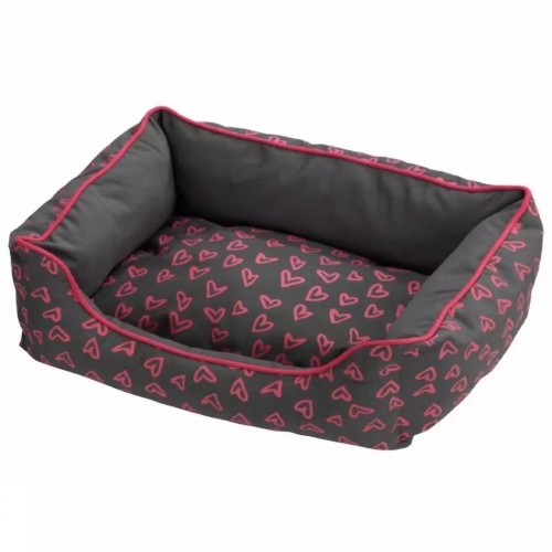 Almofada para cachorro, cinza.