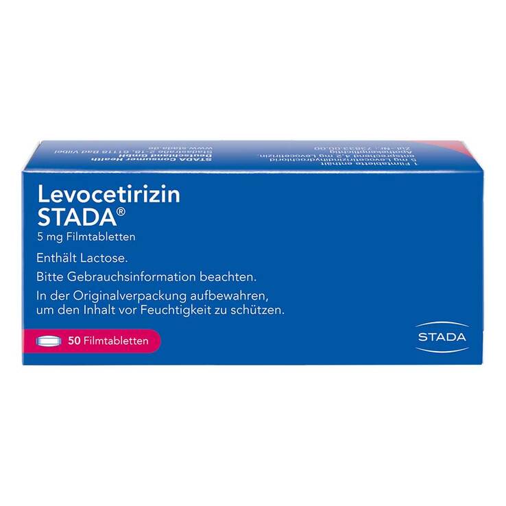 Levocetirizin STADA 5 mg Filmtabletten, 50 St