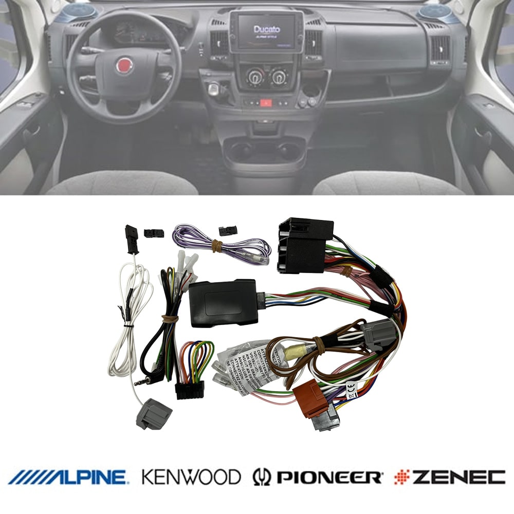 Interface commande volant Ducato autoradio Grundig Alpine Pioneer Kenwood Zenec