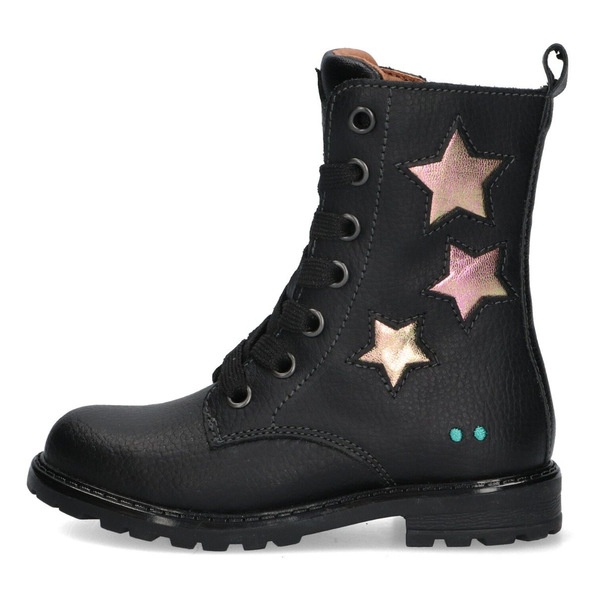 Hailee Happy - Biker Boots Bunnies Zwart