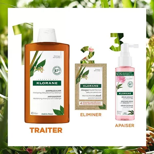 Klorane Galanga Shampoo Reequilibrante Anticaspa 400ml