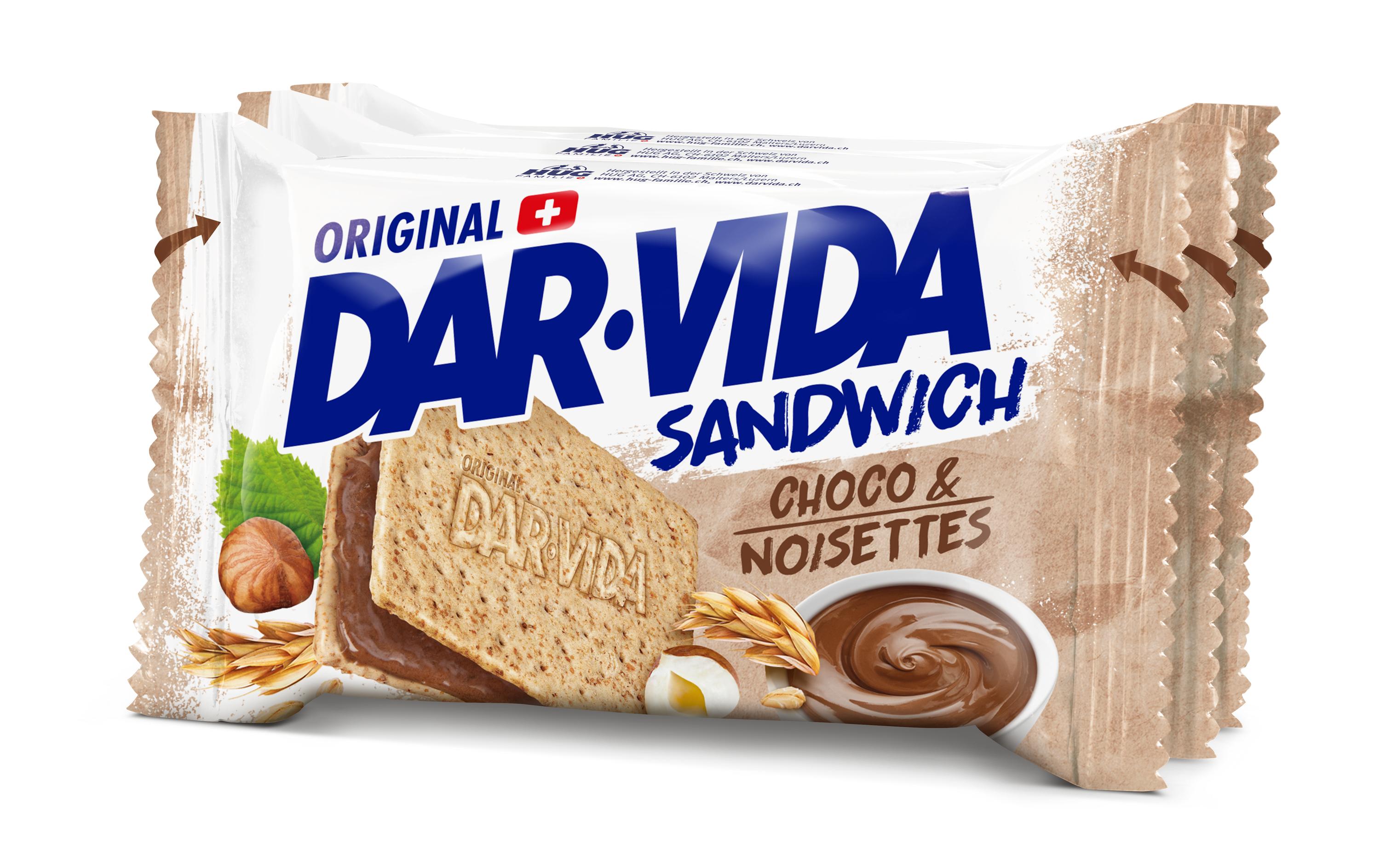 Snack Sandwich Choco & Haselnusscrème 195 gSandwich-Cracker