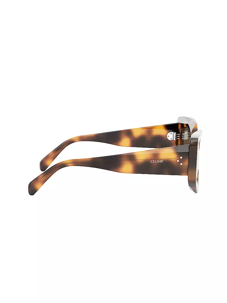 CELINE CELINE 3 Dots Havana Butterfly Sonnenbrille braun