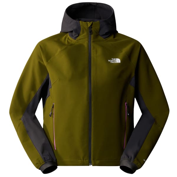 Softshell randonnée THE NORTH FACE W AO SOFTSHELL HOODIE FOREST OLIVE/ASPHALT GR
