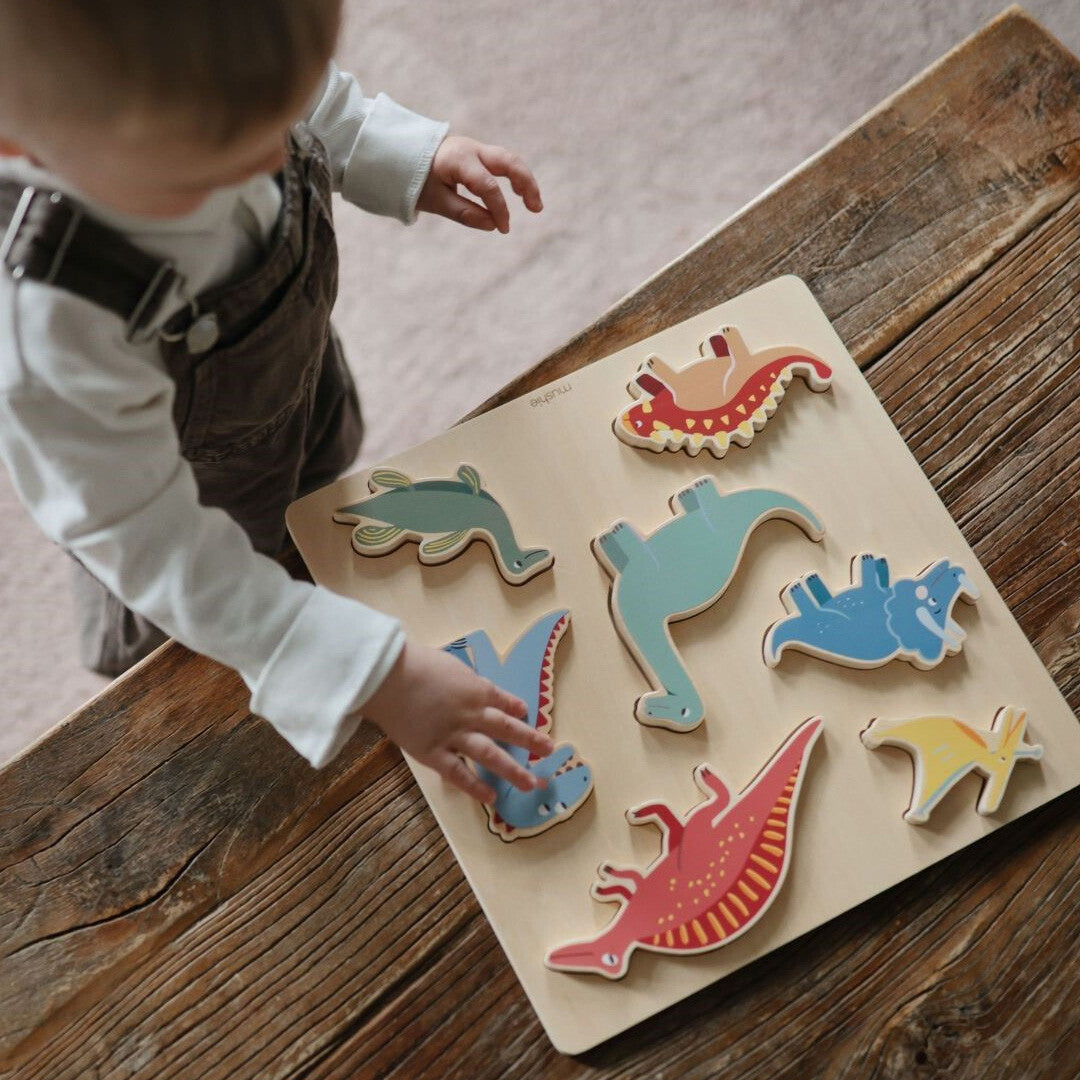Mushie puzzel - dino