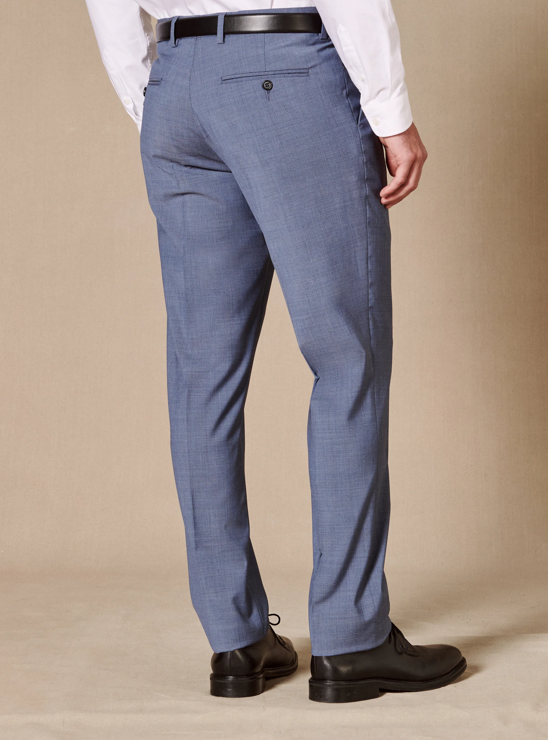Pantalon de Costume en laine Jones Celeste