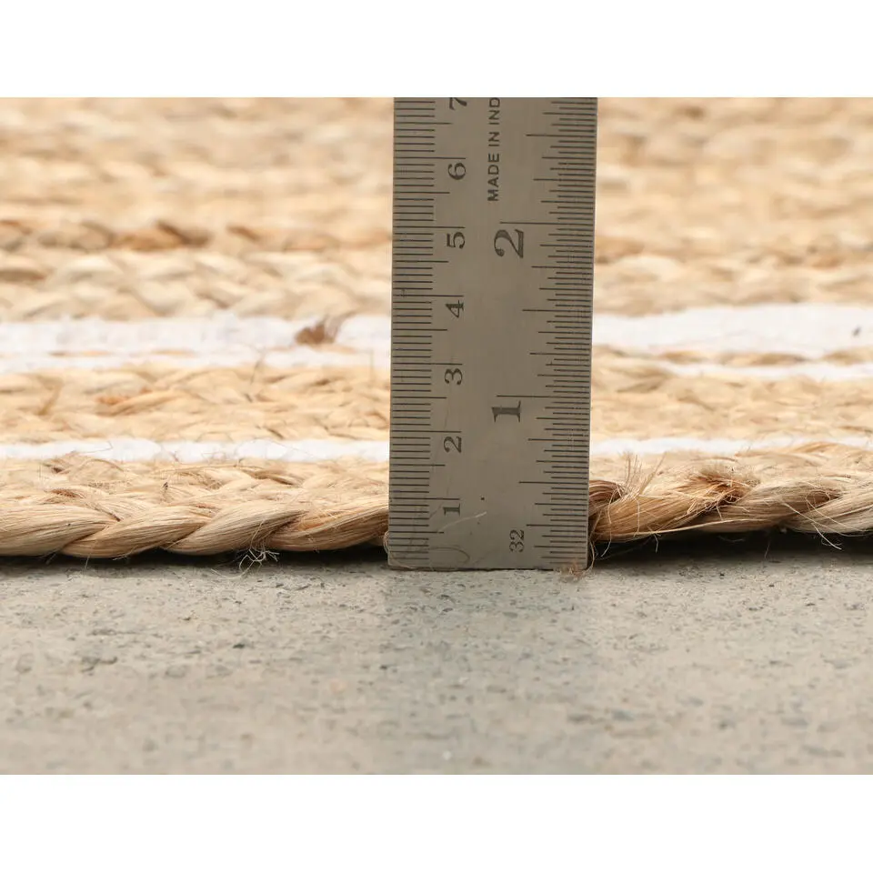 Dutch Lifestyle - Jute - Vloerkleed - 200x200 - Beige