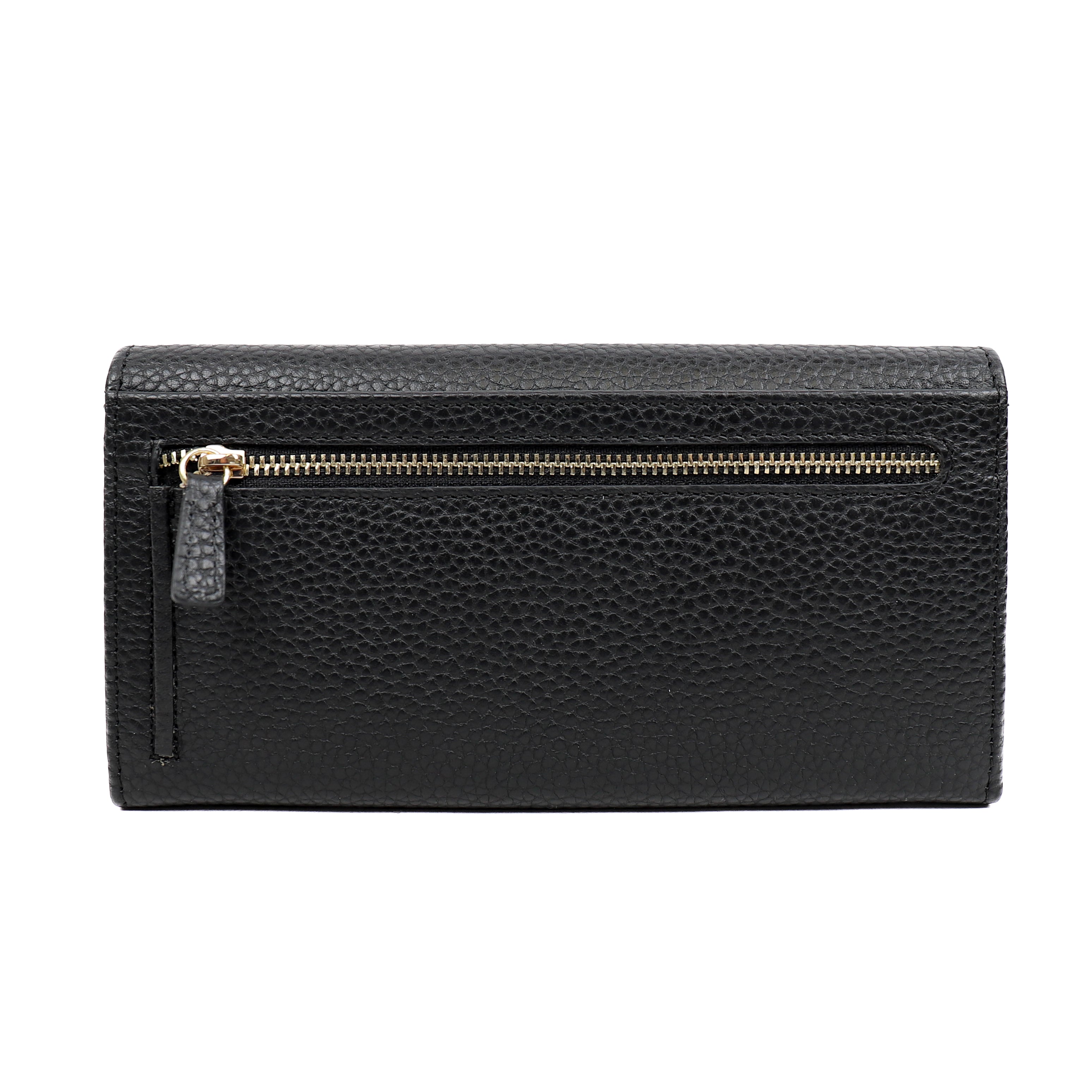Overslag portemonnee 'Fem' Black Black