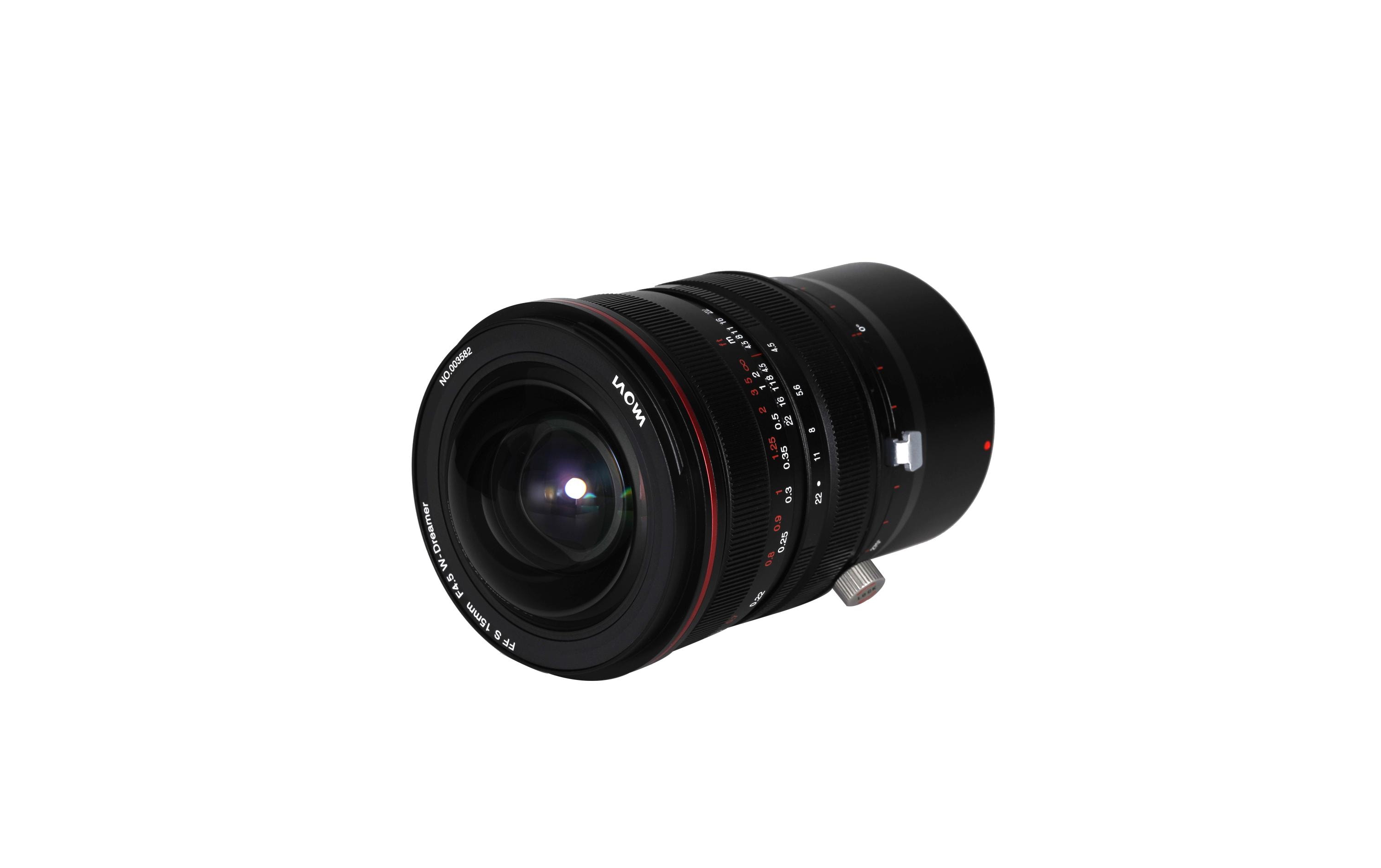 Festbrennweite 15 mm f/4.5R Zero-D Shift – Canon RF<br>Extrem weitwinkliges Objektiv für Vollformatkameras