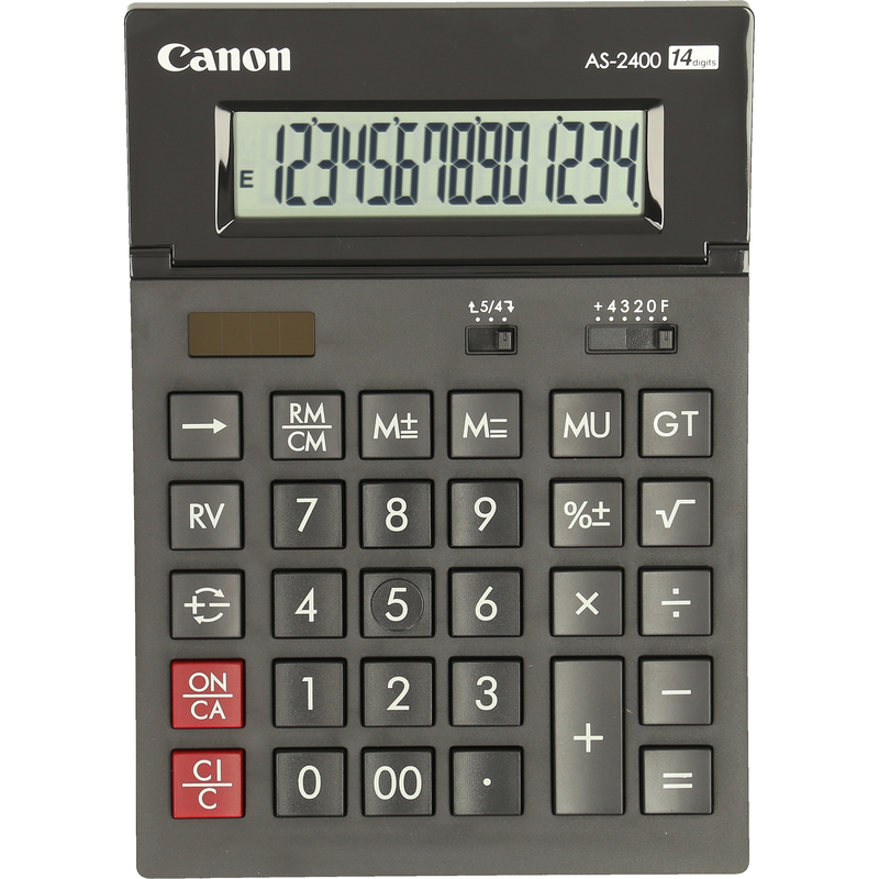 Canon Tischrechner AS-2400, dunkelgrau