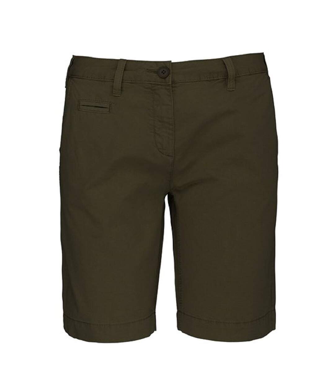 Bermuda femme aspect délavé - K753 - vert kaki